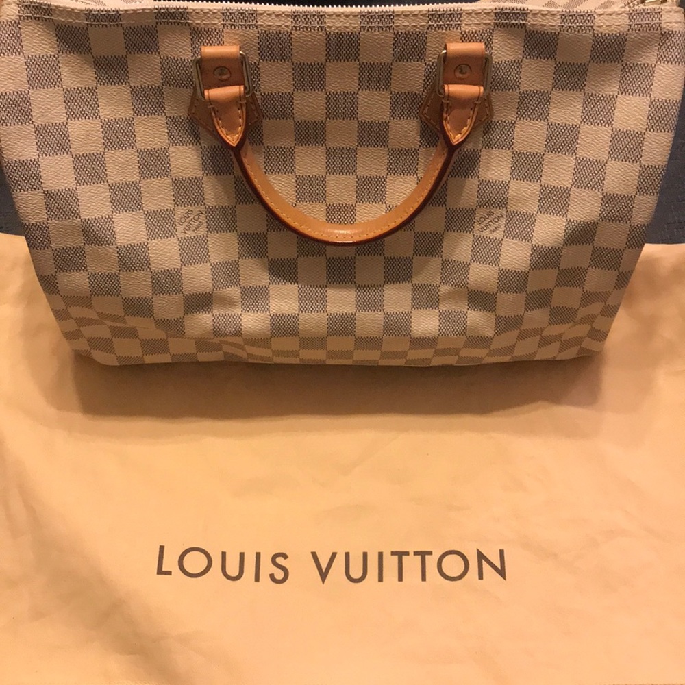 100% Authentic Louis Vuitton Speedy35 Damier